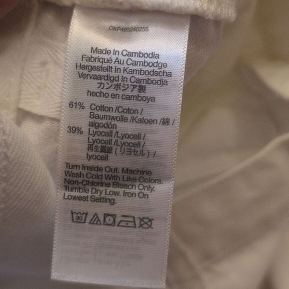 NWT Madewell Petite Superwide Leg Jean White Airy Denim Edition 28P - Picture 11 of 15